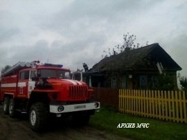 Пожар в Кологривском муниципальном округе