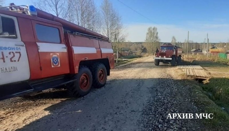 Пожар в Кологривском муниципальном округе локализован