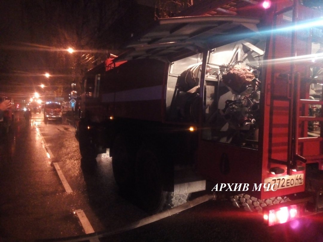 Пожар в Кологривском районе