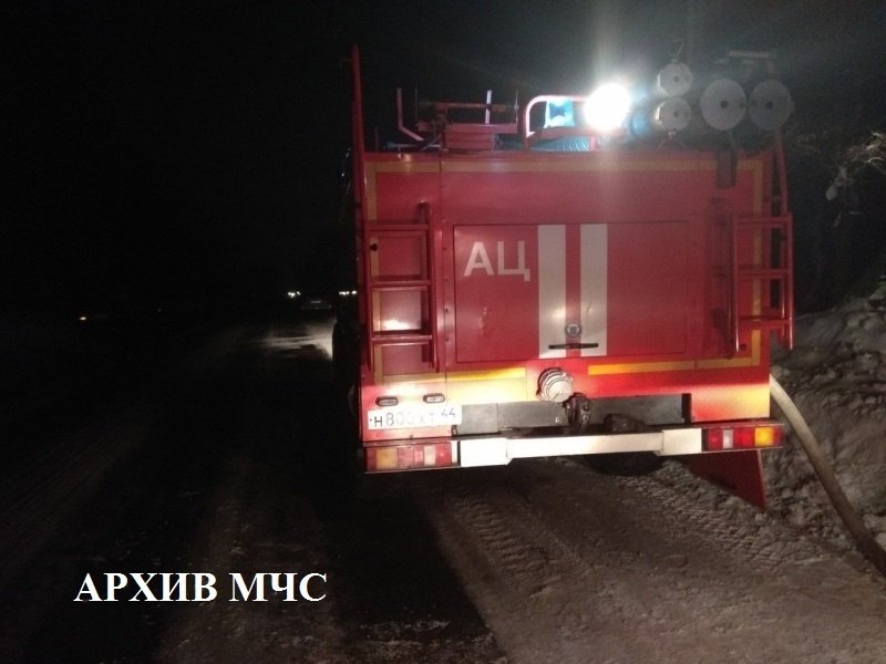 Пожар в Кологривском муниципальном округе